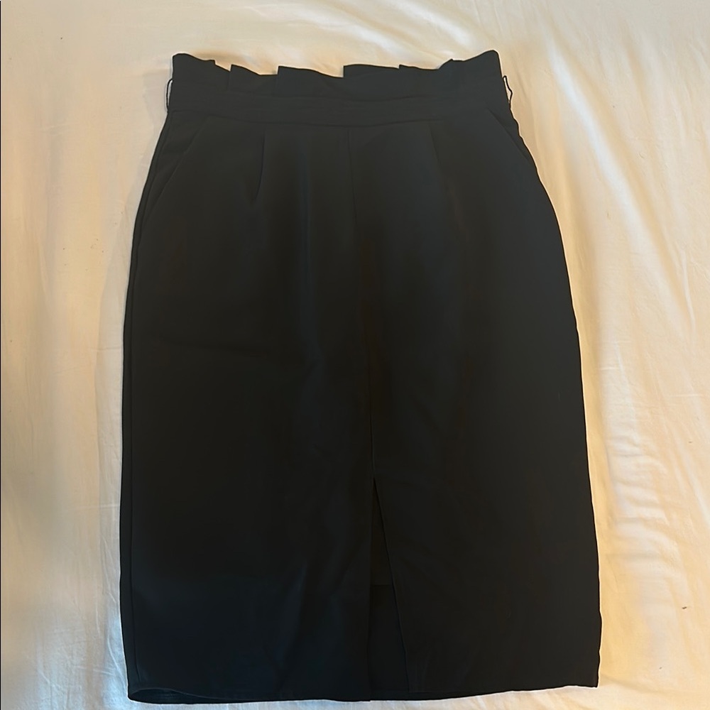 Elegant Black Pencil Skirt